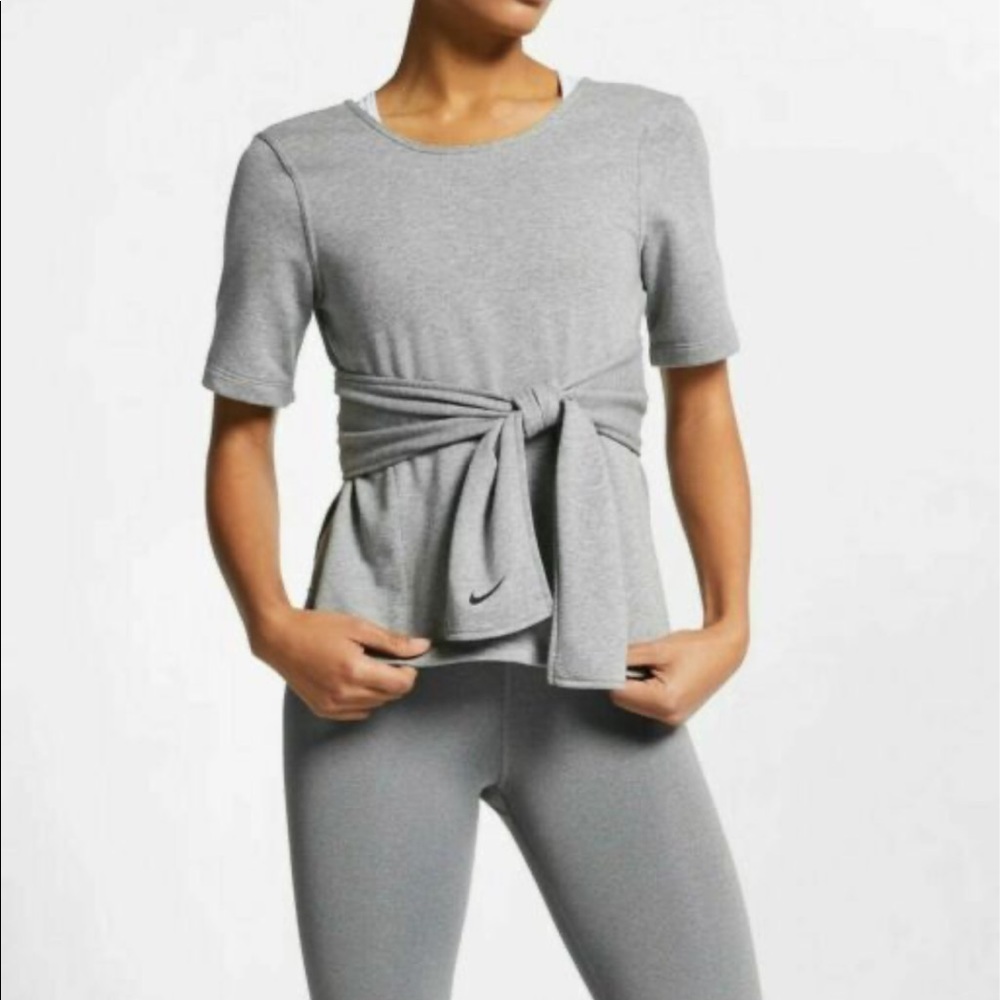 NIKE Dri-Fit Studio Wrap Top